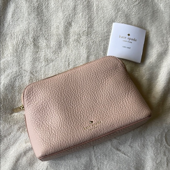 Kate Spade Pink Quilted Clutch with Gold Studs - Picture 5 of 12